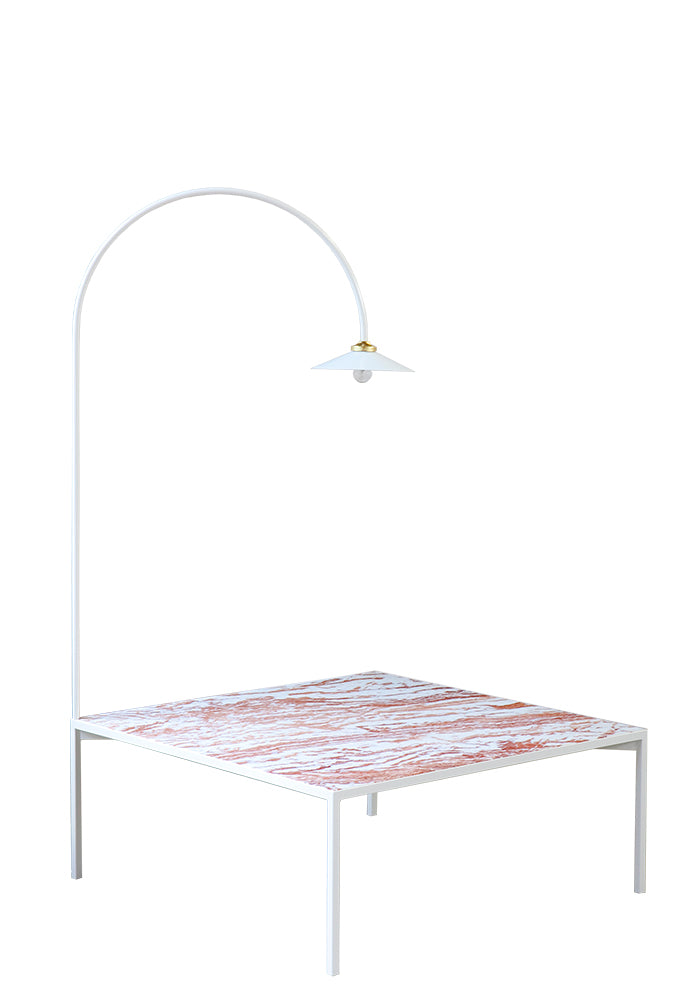 low table + lamp