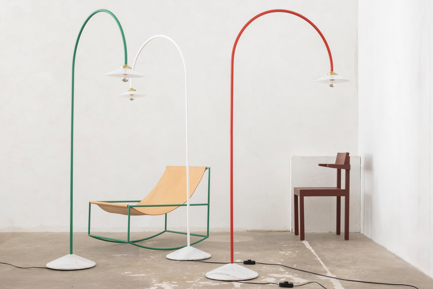 standing lamp marble n°2