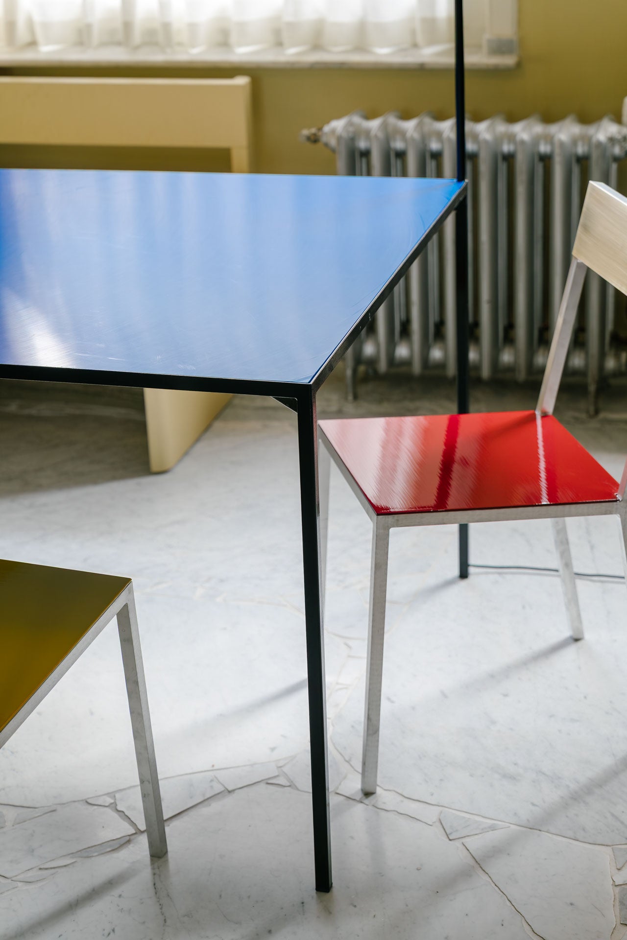 table + lamp