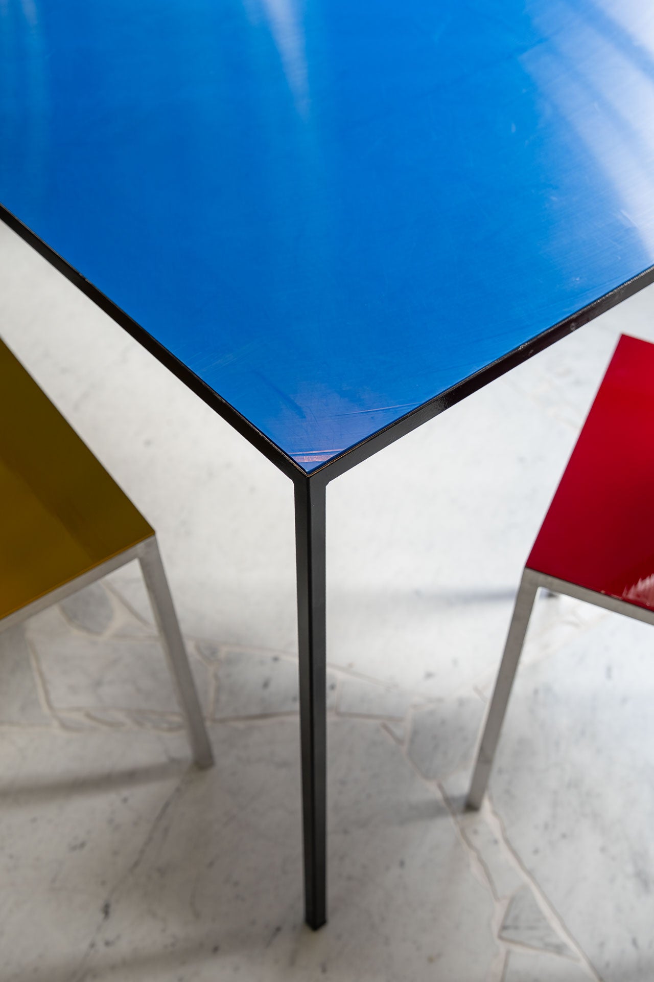 table + lamp