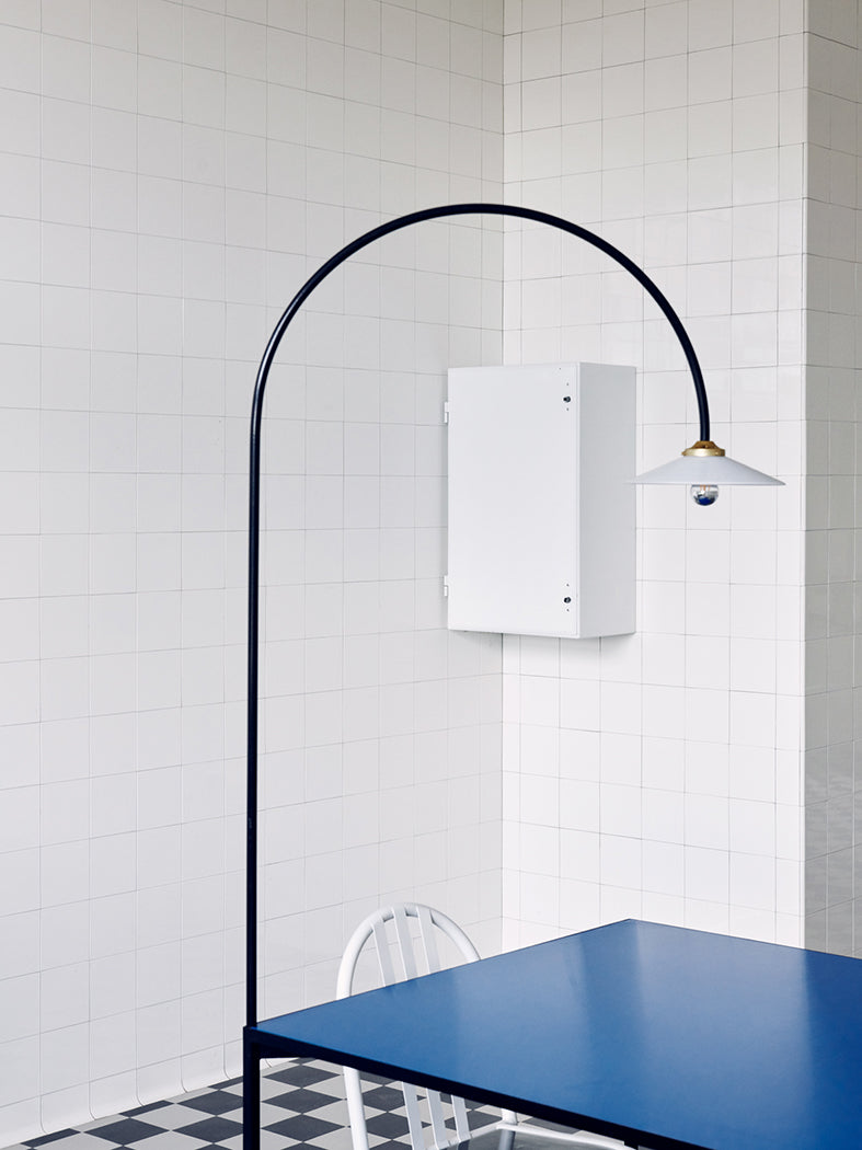 table + lamp