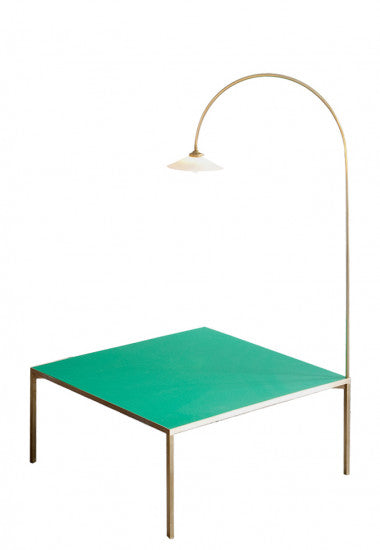 low table + lamp