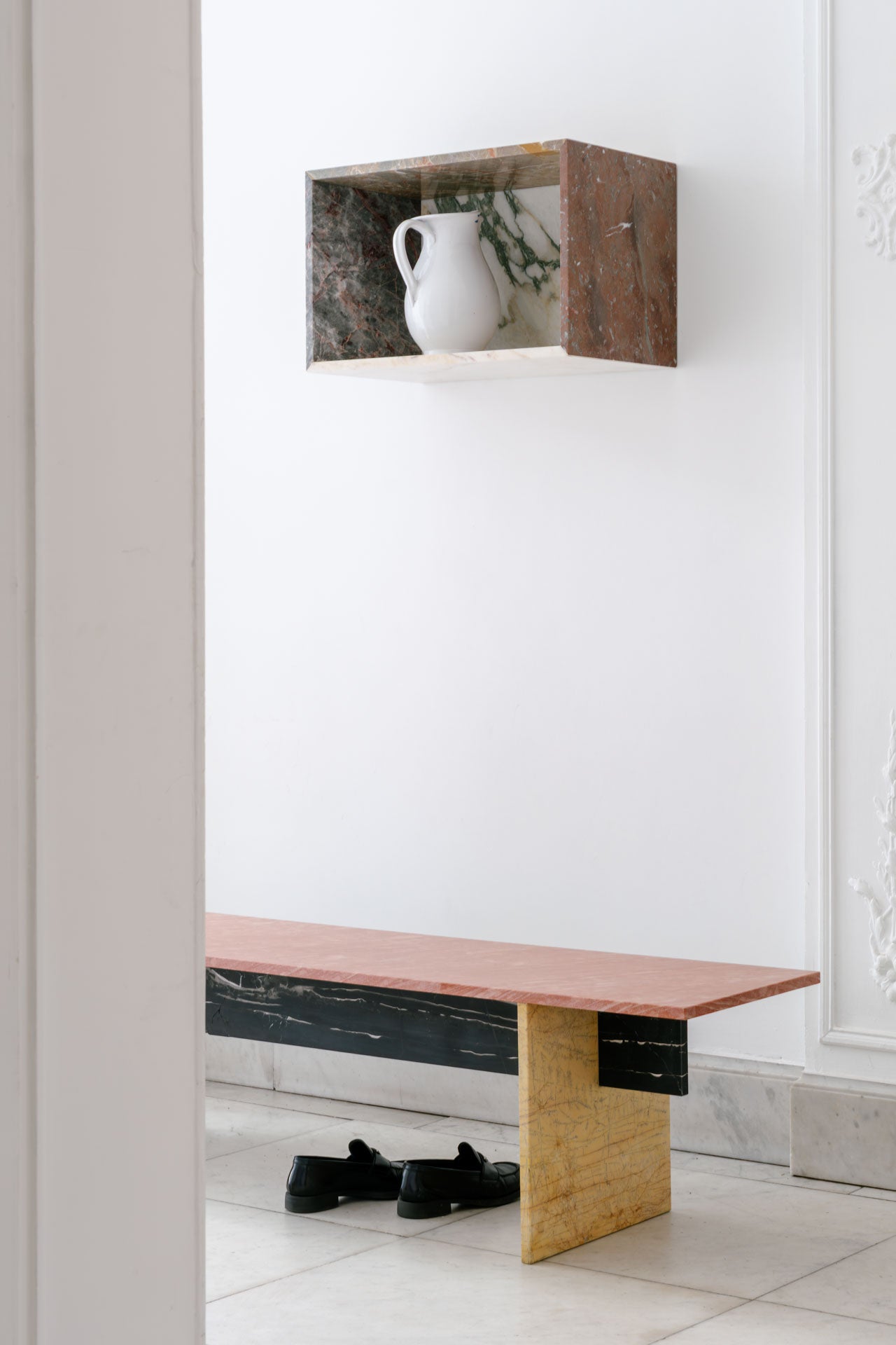 marble bench